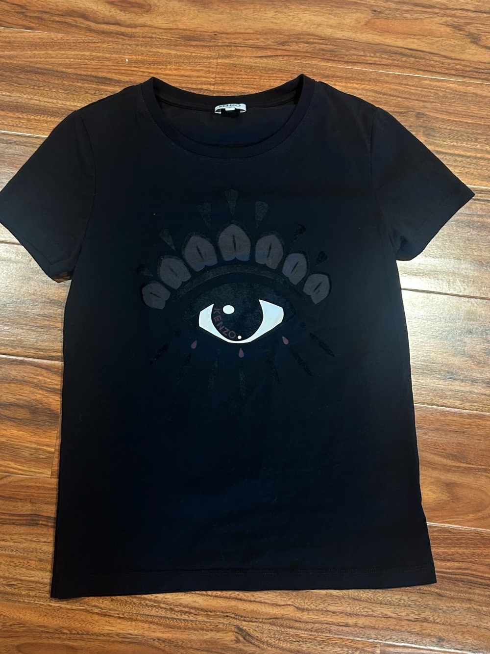 Kenzo Paris eye graphic tee black size small